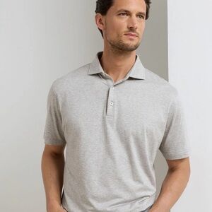 Peter Millar Crown Crafted Gale Grey Polo.